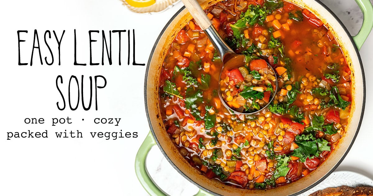 Easy One-Pot Lentil Soup: Healthy, Budget-Friendly Meal